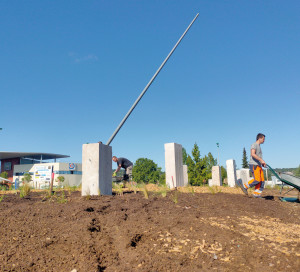 Aménagements Rond-Point du Cadran Espaces Verts Cadran Solaire