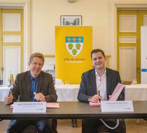 Signature Convention Mairie ArianeGroup Villes Ariane Présidence CVA