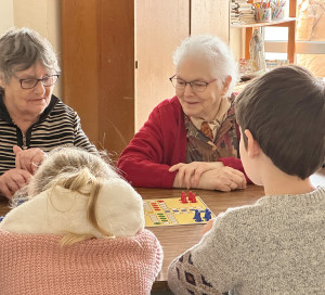 Lien Intergénérationnel Cantine Ecole du Parc PRE Seniors Jeunesse Scolaire