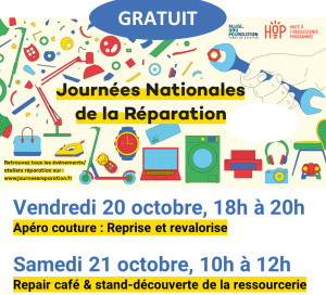 Les Actus de la Manufacture Journées nationales de la réparation