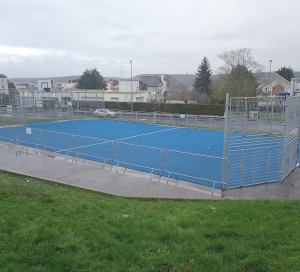 Nouveau Rêvetement Terrain Multisports Ecole Marie-Jo Besset Valmeix QPV Sports