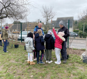 Plantation Haie Ecole du Parc Développement Durable Transition Ecologique Scolaire