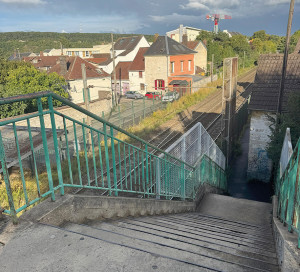 Travaux passerelle du Grévarin