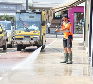 Infotravaux Coeur de Ville Nettoyage Haute Pression Hydrodécapage