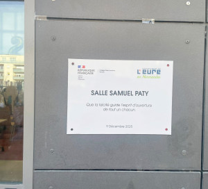 Salle Samuel Paty Collège César Lemaître Laïcité