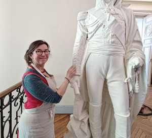 Statue duc d_Albufera mairie hôtel de ville patrimoine restauration