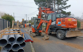 Infotravaux chantier canalisations rue Gabriel Perelle Pierre Le Tellier