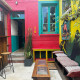 En Ville terrasse Baghera Pizza rue de l_Horloge