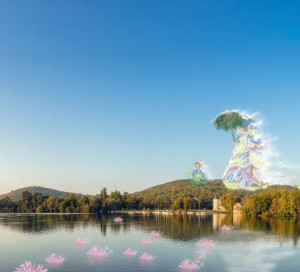 Sky Painting Cai Guo-Qiang Normandie Impressionniste Festival Claude Monet