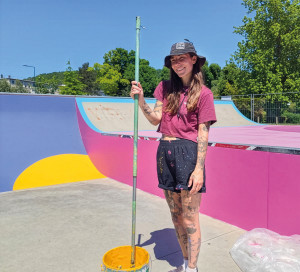 La Rencontre Chloé Bernard Artiste Skate-Park Peintre